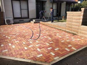 三養基郡上峰町外構洗浄